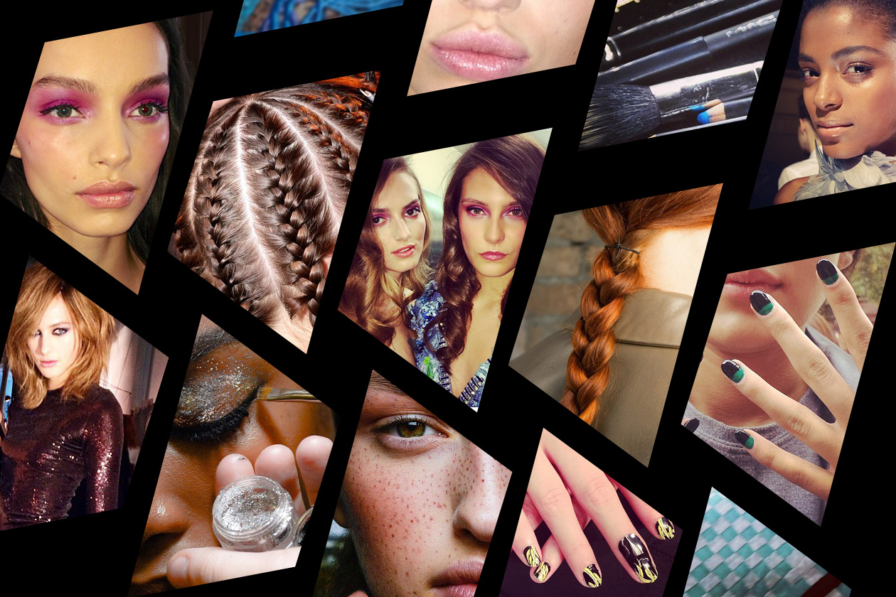 Tendenze dalla London Fashion Week: trucco, capelli e unghie Primavera Estate 2015