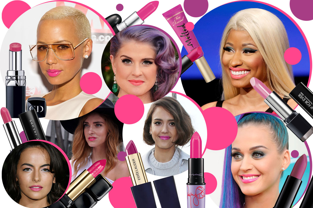 Rossetto rosa baby e fucsia: tendenza bubble-gum lips