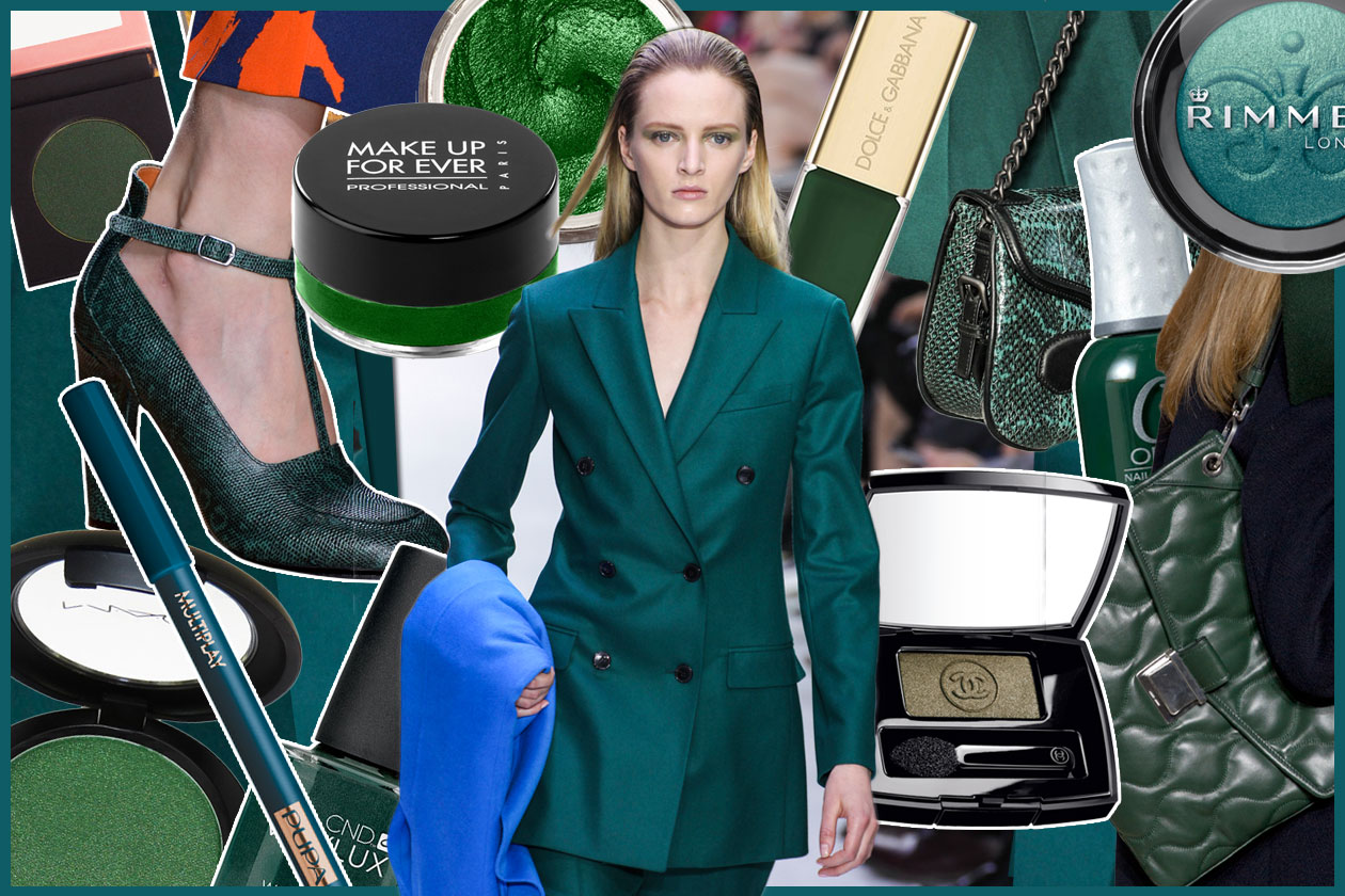 Trucco verde smeraldo e foglia: come abbinarlo agli abiti