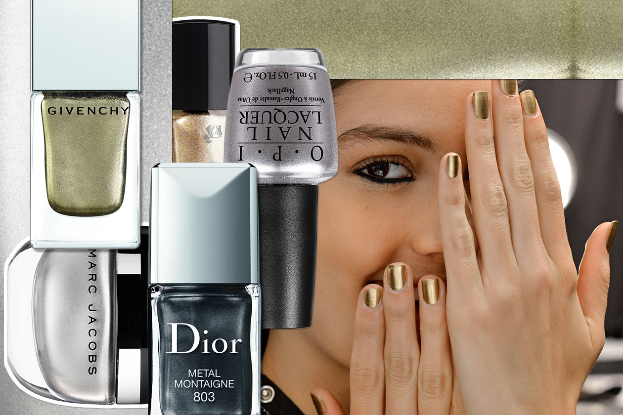Smalti metallici: oro, bronzo, argento, grigio e verde metal