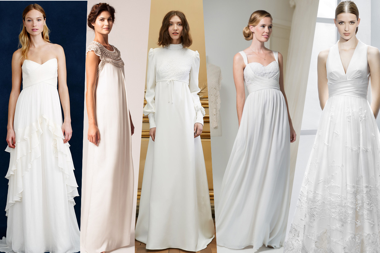 Abiti da sposa: 20 modelli per chi si sposa in gravidanza