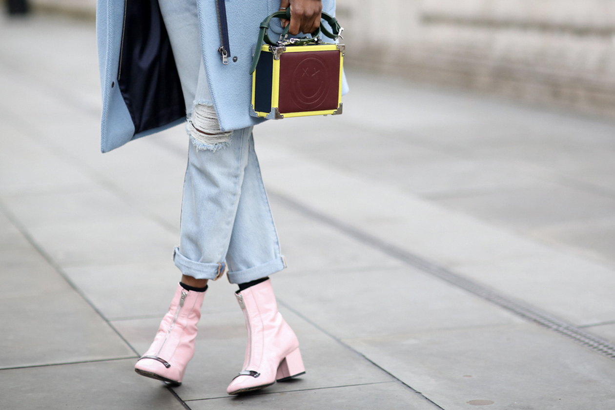 STREET style trends: sugar pink shoes