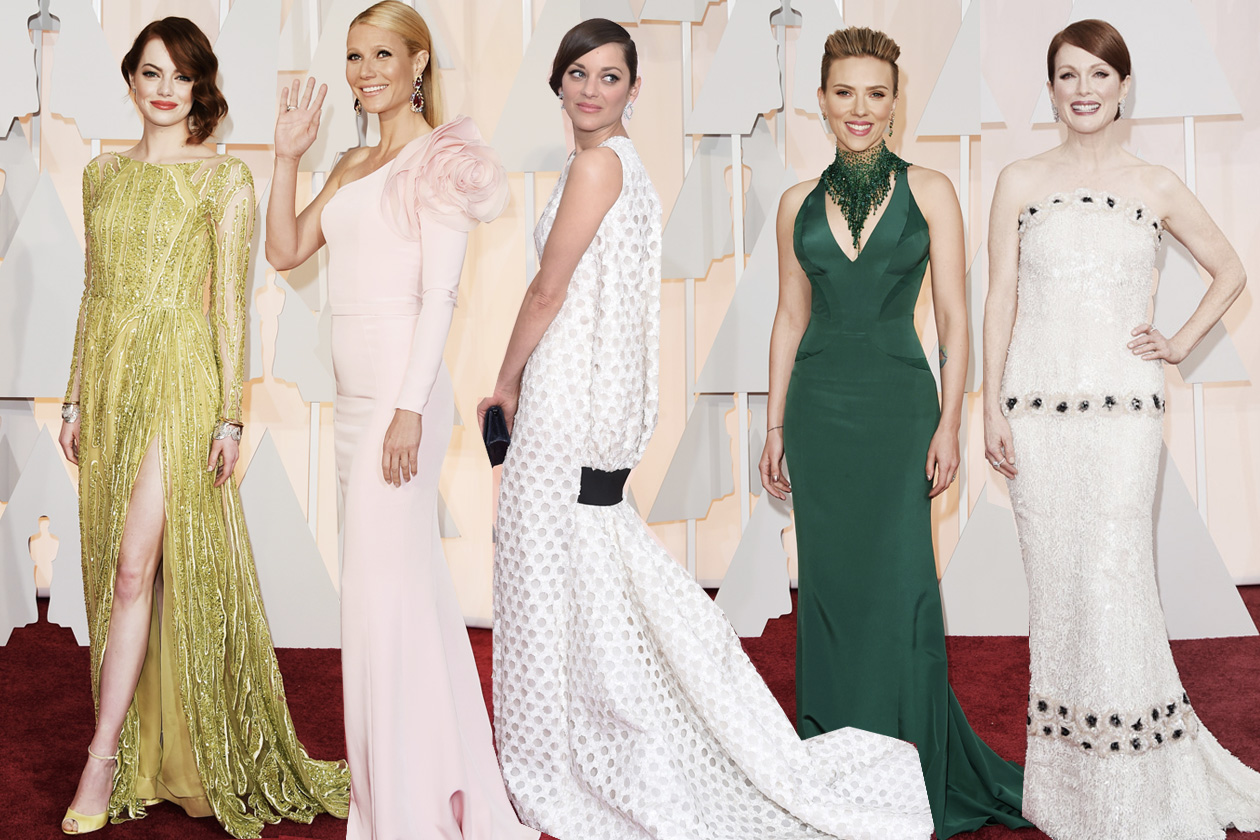 Oscar 2015: tutti gli abiti delle star