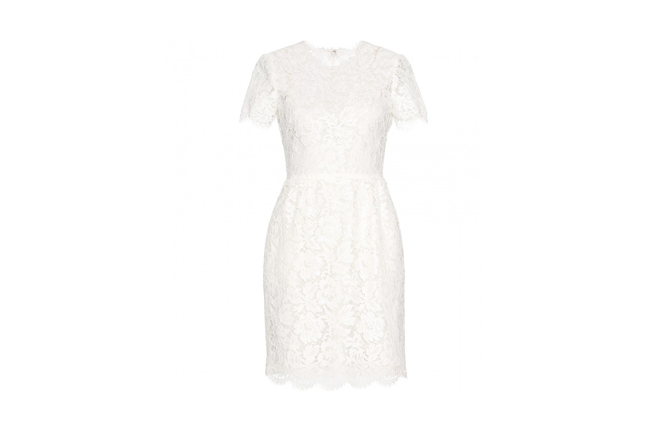 mytheresa COTTON BLEND LACE DRESS STANDARD