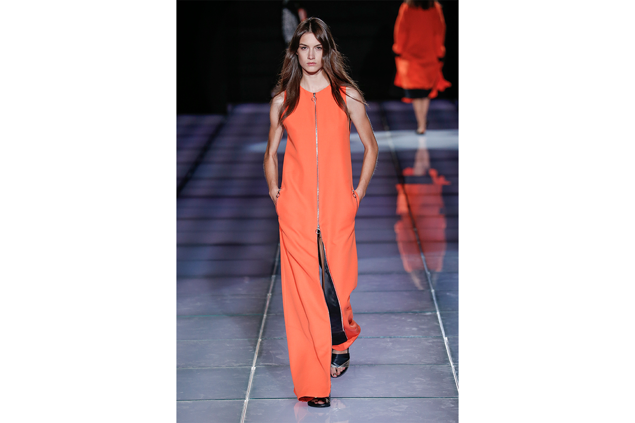 ABITI TANGERINE: Dalla sfilata di Fausto Puglisi PE 2015