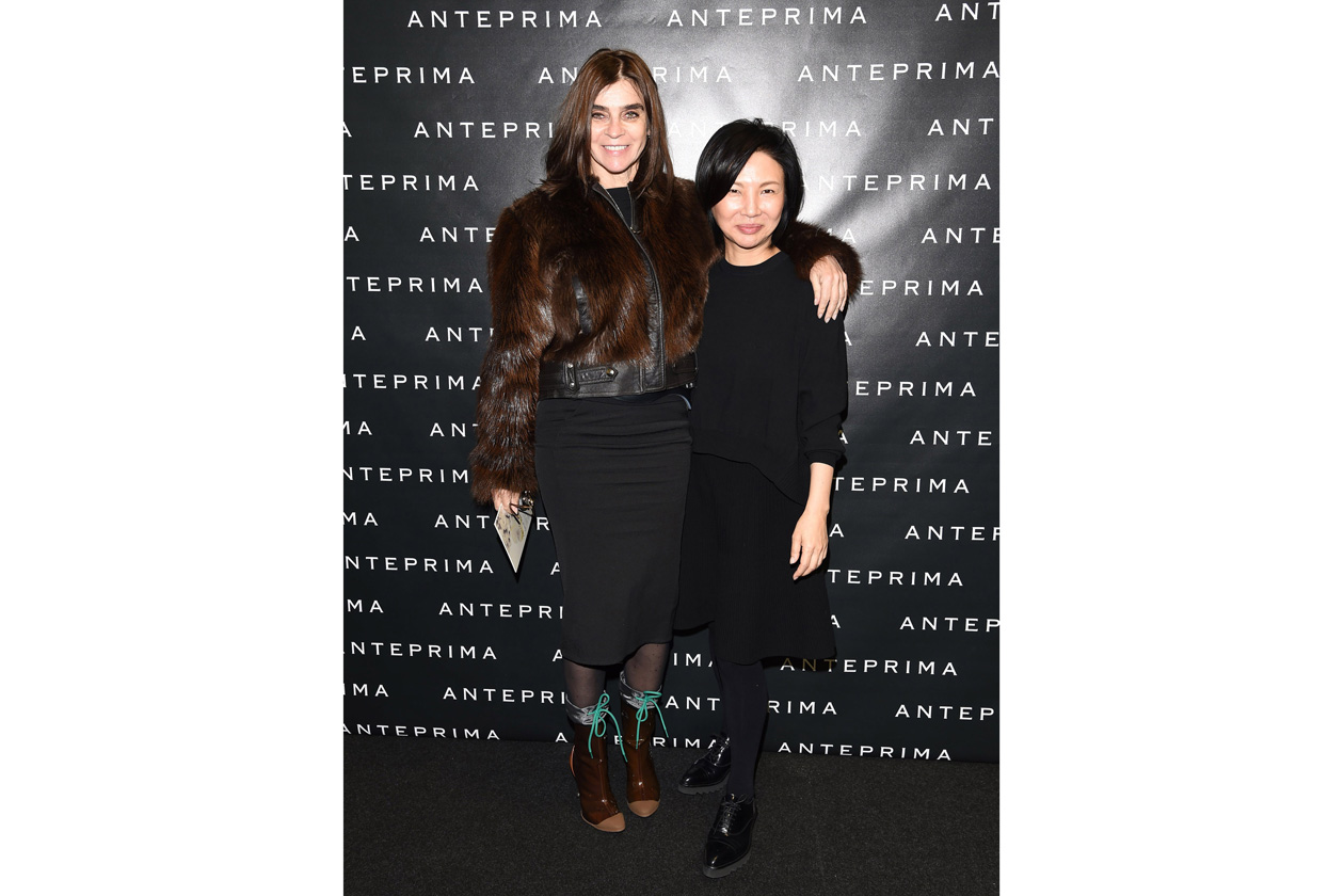 ANTEPRIMA fashion show FW 15 16 Carine Roitfeld Izumi Ogino (creative director Anteprima)