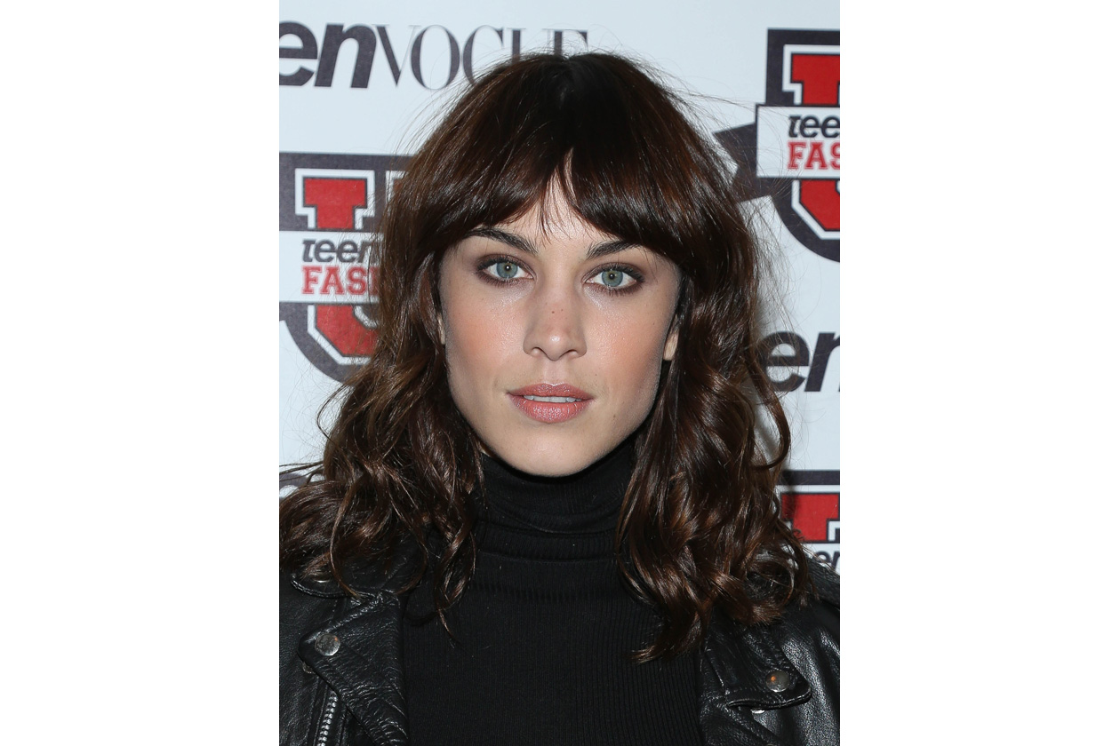 Alexa Chung capelli: a tutto riccio