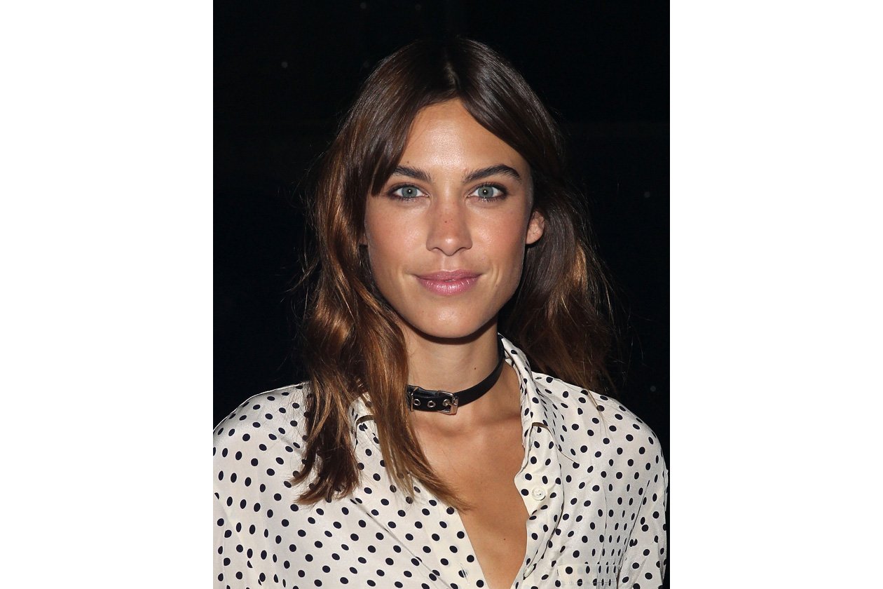 Alexa Chung capelli: color rame sulle lunghezze