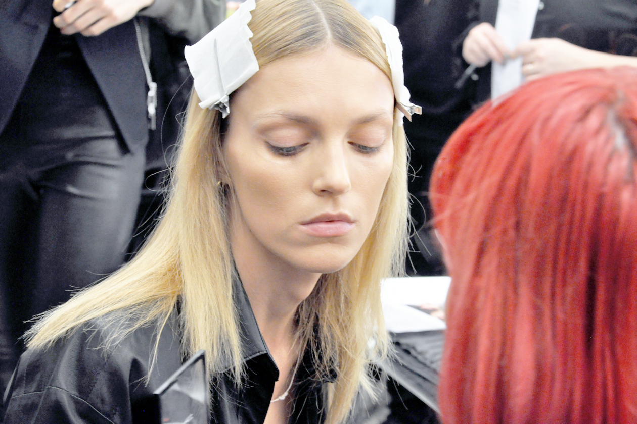 BACKSTAGE EMILIO PUCCI A/I 2015-16: ANJA RUBIK