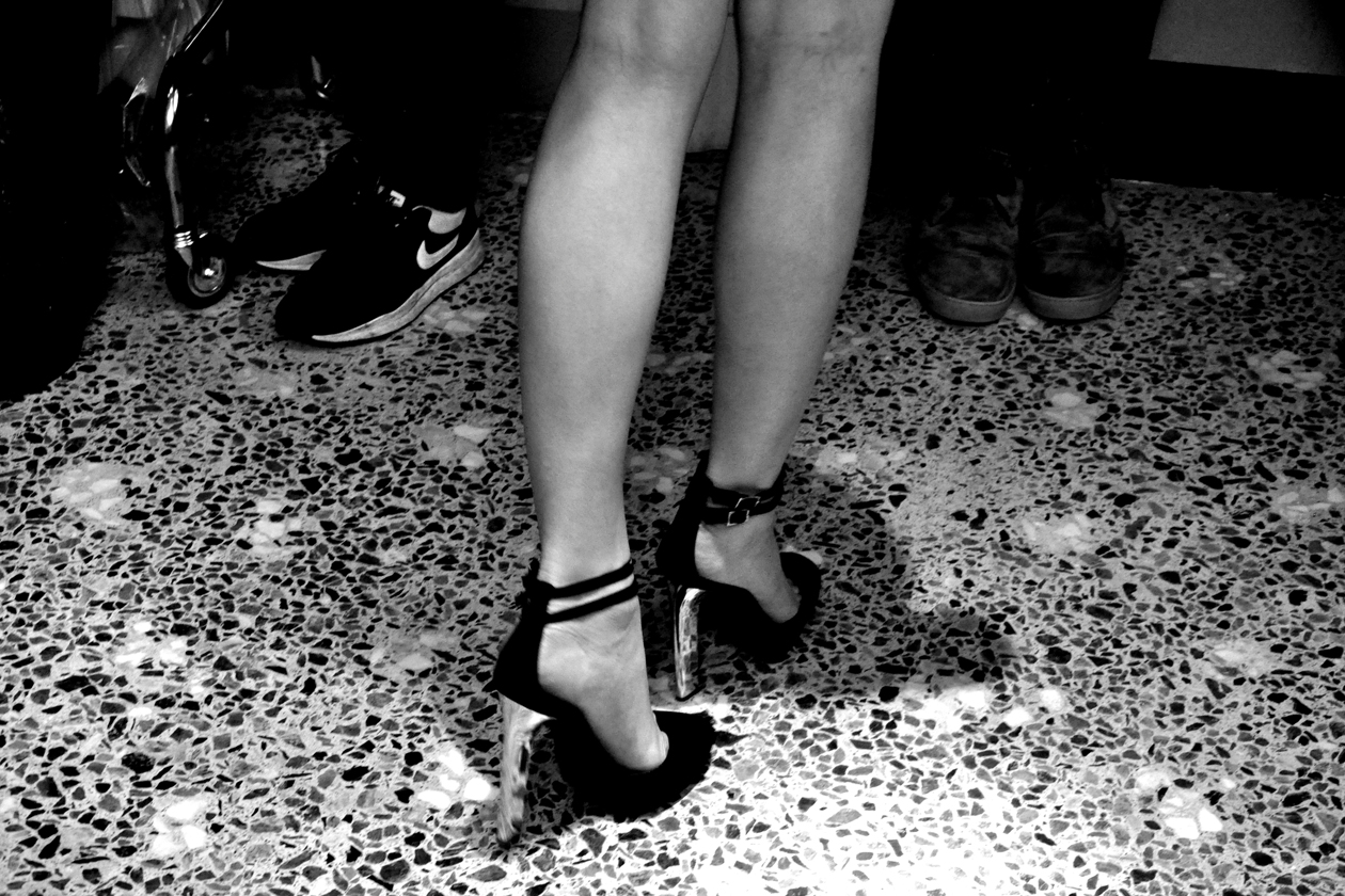 BACKSTAGE EMILIO PUCCI A/I 2015-16: HEELS