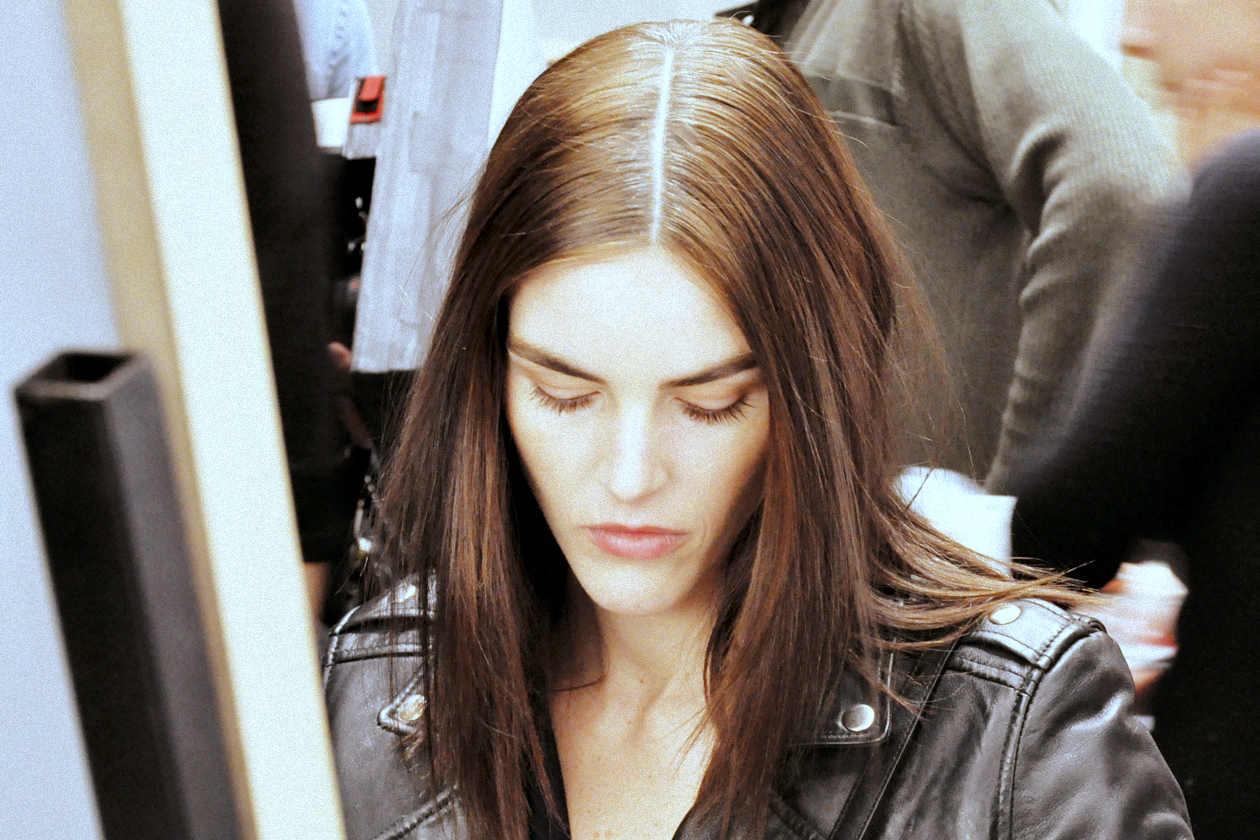 BACKSTAGE EMILIO PUCCI A/I 2015-16: HILARY RHODA