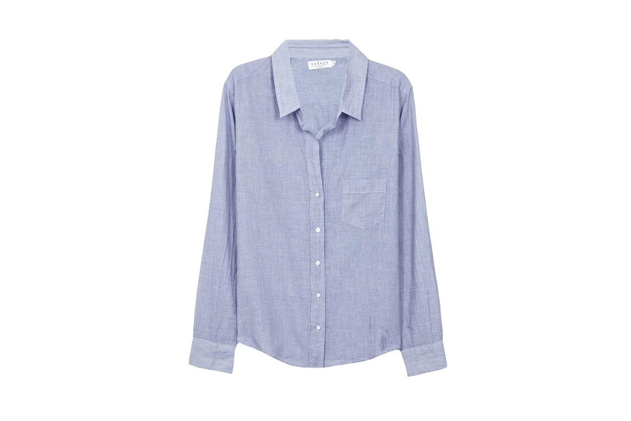 CAMICIA IN JEANS: VELVET BY GRAHAM AND SPENCER