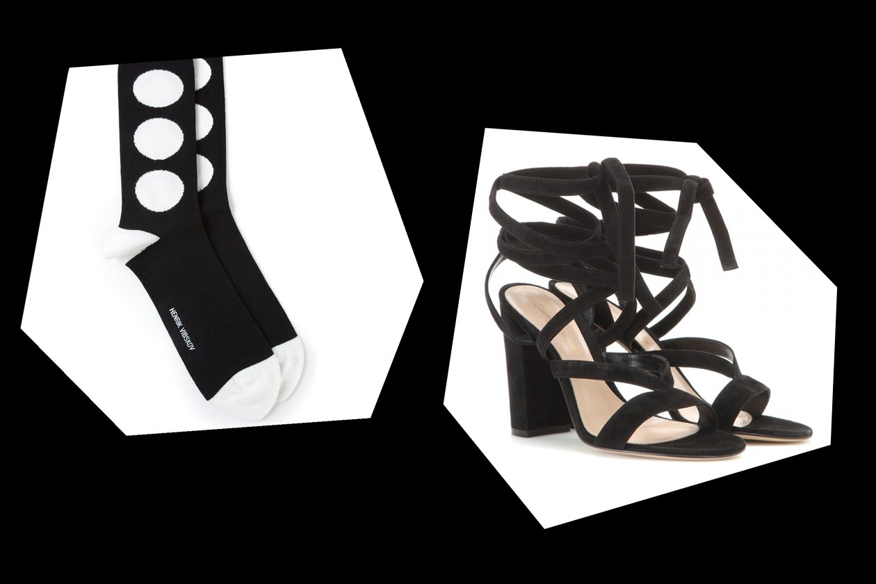 MIX&MATCH: CALZINI HENRIK VIBSKOV + SANDALI GIANVITO ROSSI