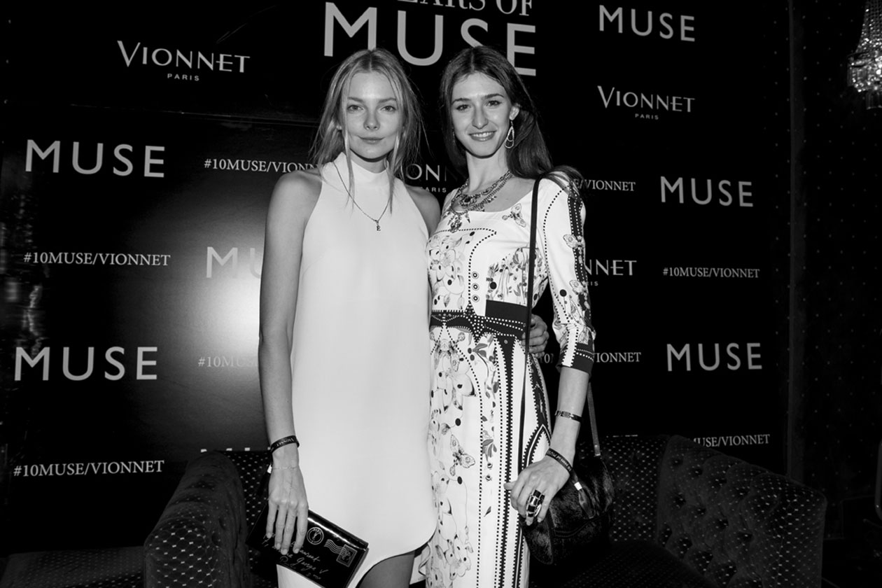 Muse 10th Anniversary Party Eniko Mihalik & friend