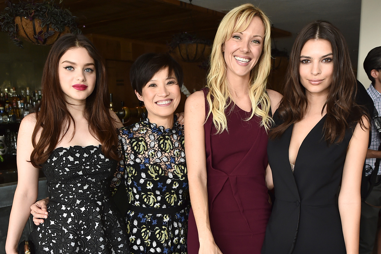 Odeya Rush, Sandra Choi, Tara Swennen, Emily Ratajkowski attend the Jimmy Choo & THR Powerstylist Luncheon in LA