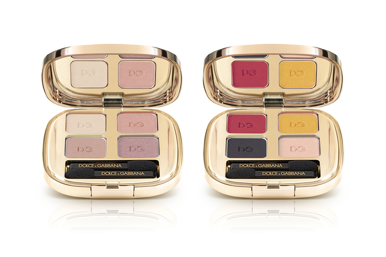 PALETTE DI OMBRETTI: Dolce&Gabbana The Eyeshadow Smooth Eye Colour Quad 121 Tender e 175 Colour Explosion