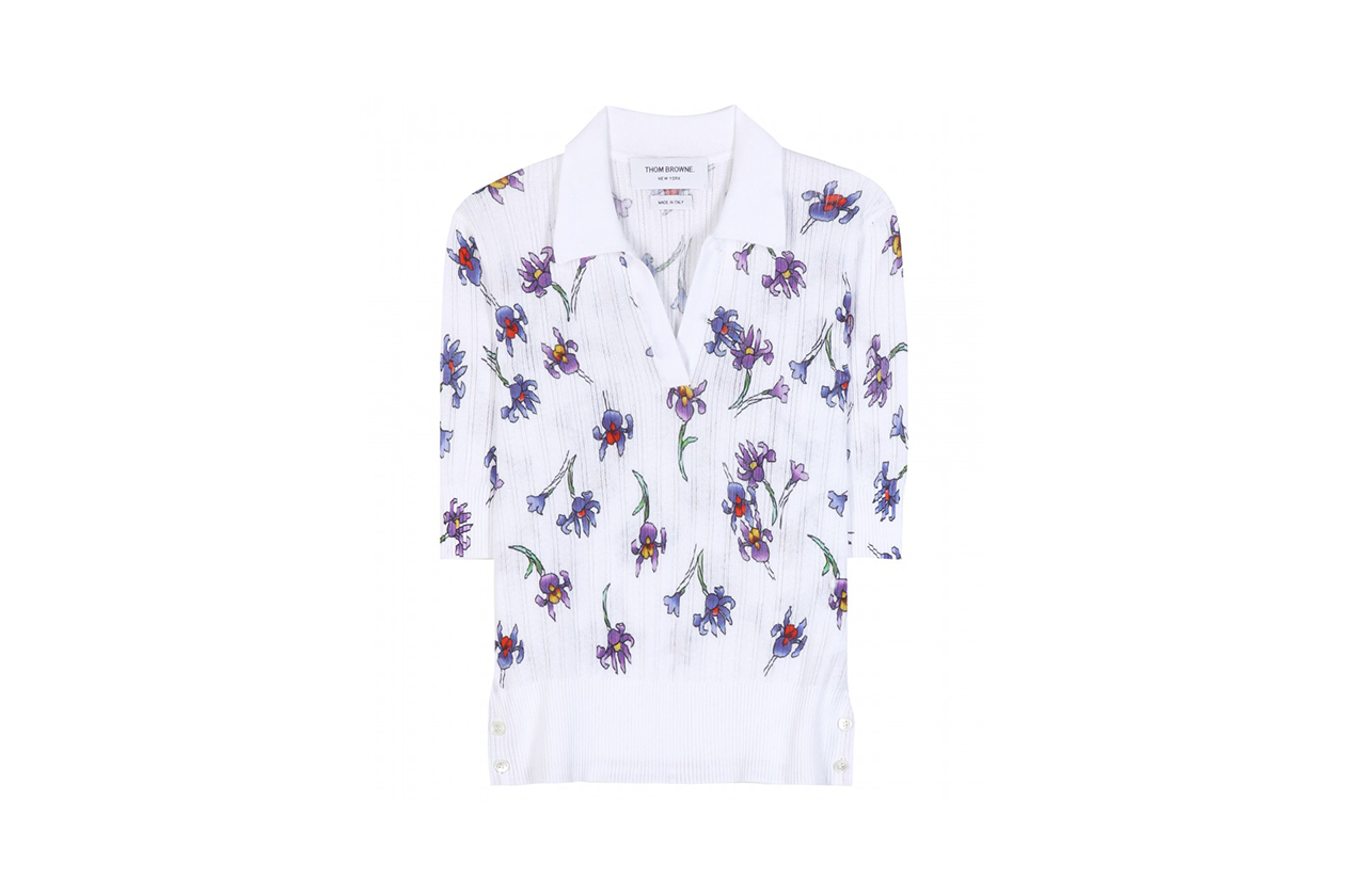 POLO T-SHIRT: THOM BROWNE