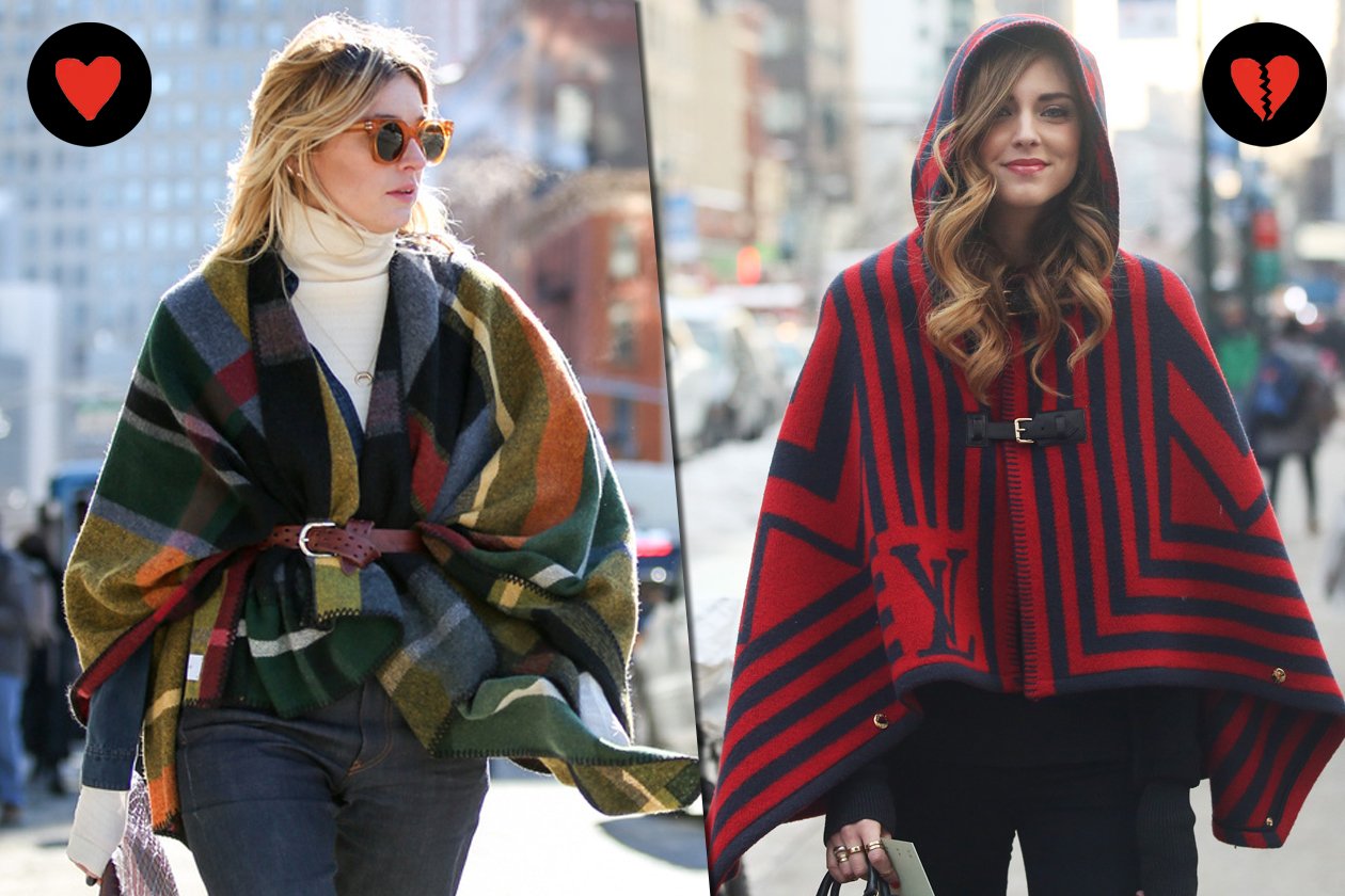 STREET STYLE: HOT LA COPERTA CON CINTURA, NOT LA MANTELLA CORTA