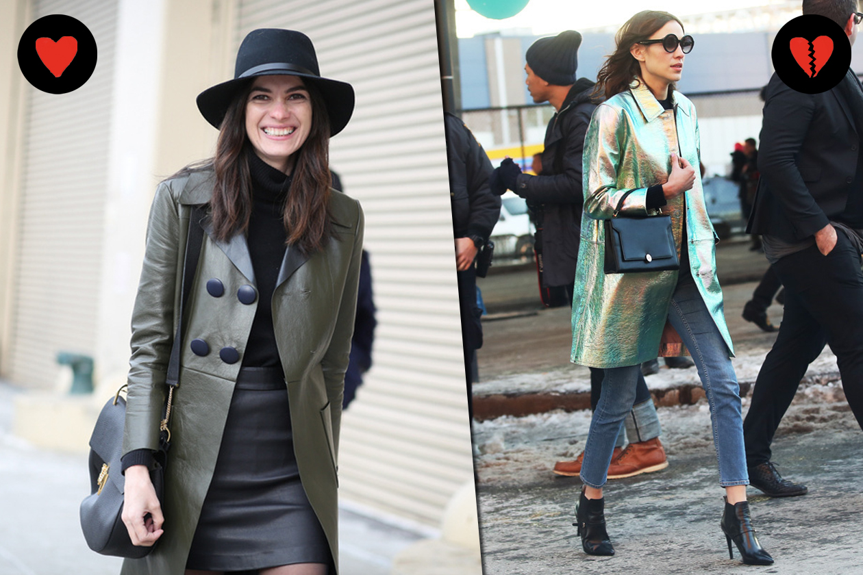 STREET STYLE: HOT LA GIACCA IN PELLE, NOT LA GIACCA CANGIANTE