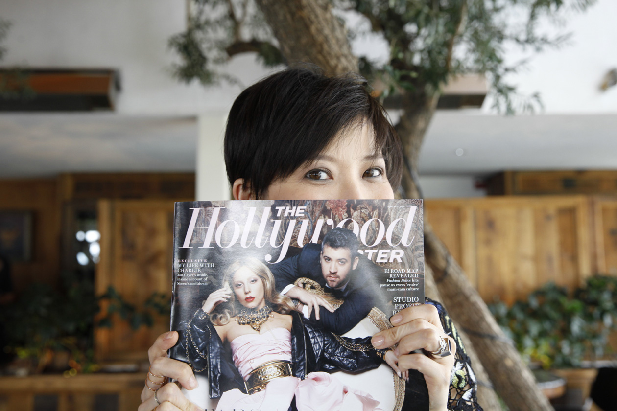 Sandra Choi attends the Jimmy Choo & THR Powerstylist Luncheon in LA