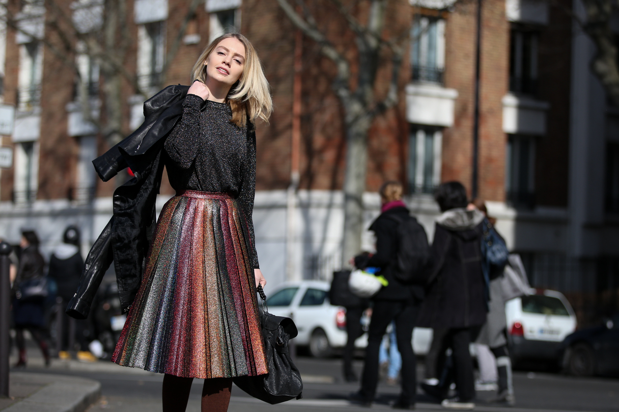 Street style trends: il lurex