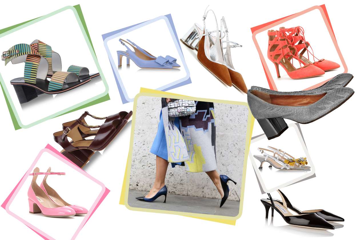 Scarpe con tacco medio: le tendenze per la primavera 2015