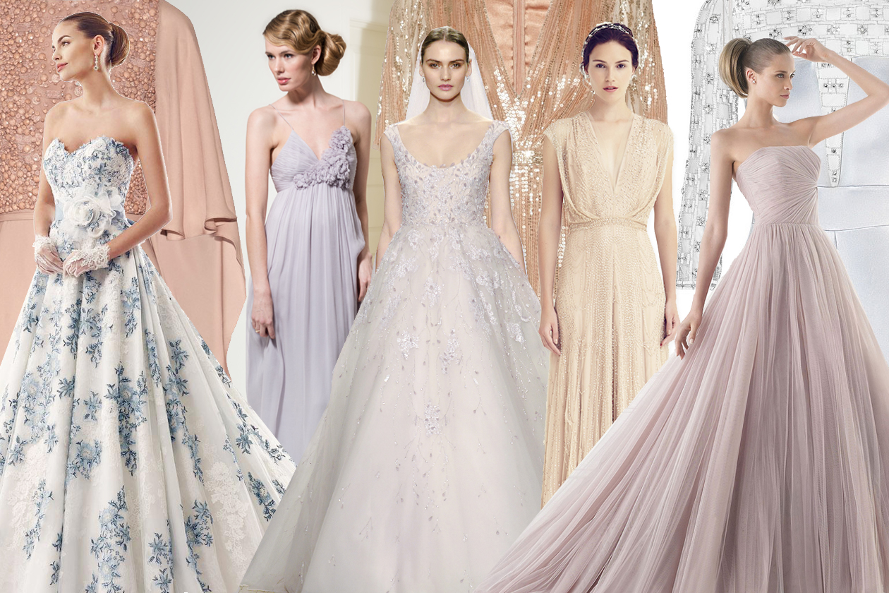 Abiti da sposa: i colori che vanno di moda