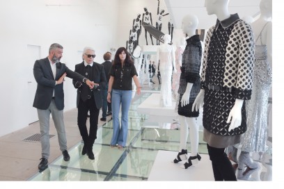 06 30th International Festival of Fashion & Photography in Hyäres Jean Pierre Blanc, Karl Lagerfeld and Virginie Viard