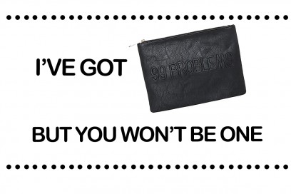 CLUTCH CON SCRITTE: MISSGUIDED