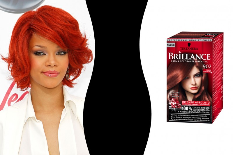 Capelli rossi: Rihanna