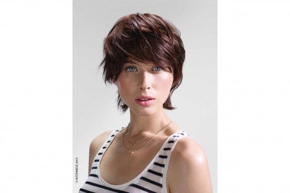 Capelli: i tagli corti Intermede Coiffeur Primavera-Estate 2015 – look bon ton con frangia