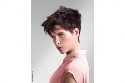 Capelli: i tagli corti Intermede Coiffeur Primavera-Estate 2015 – look strutturato