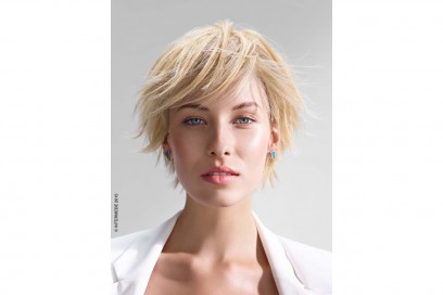 Capelli: i tagli corti Intermede Coiffeur Primavera-Estate 2015 – scalato con ciuffo