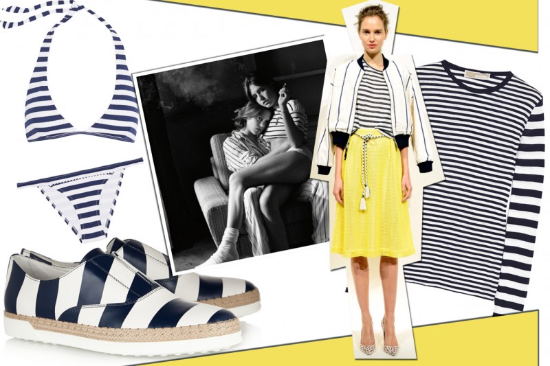 LOOK PARIGINO: LE RIGHE BRETON