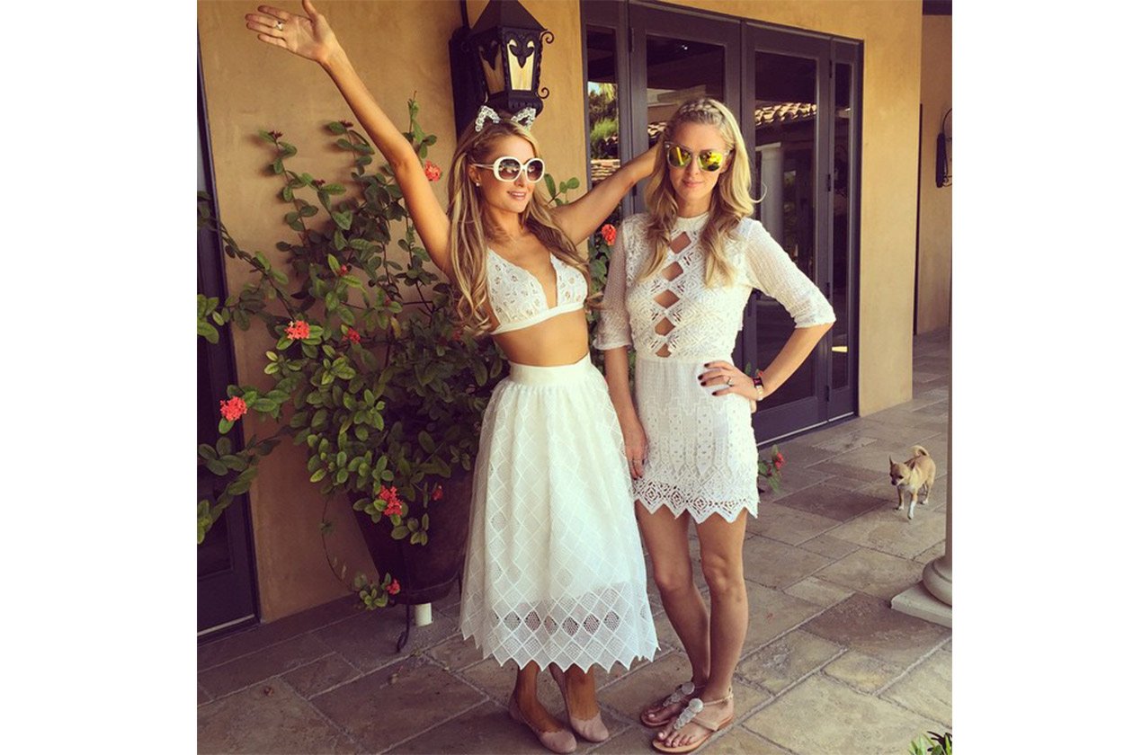 Look capelli Coachella 2015: Paris e Nicky Hilton