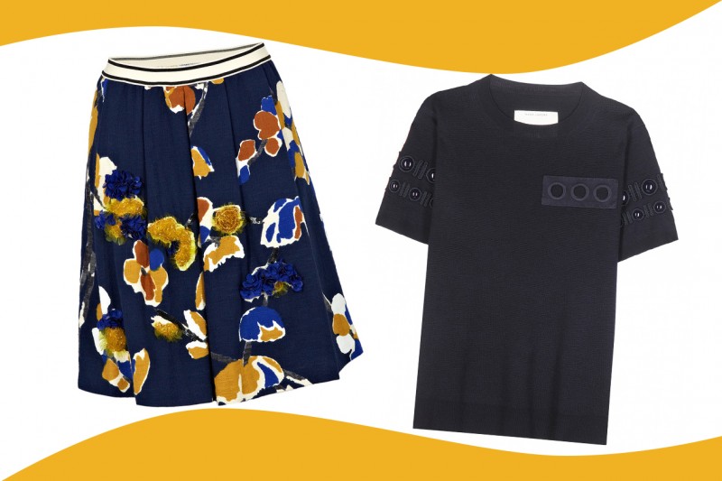 MIX&MATCH: GONNA A RUOTA ERIKA CAVALLINI SEMI COUTURE + T-SHIRT MARC JACOBS