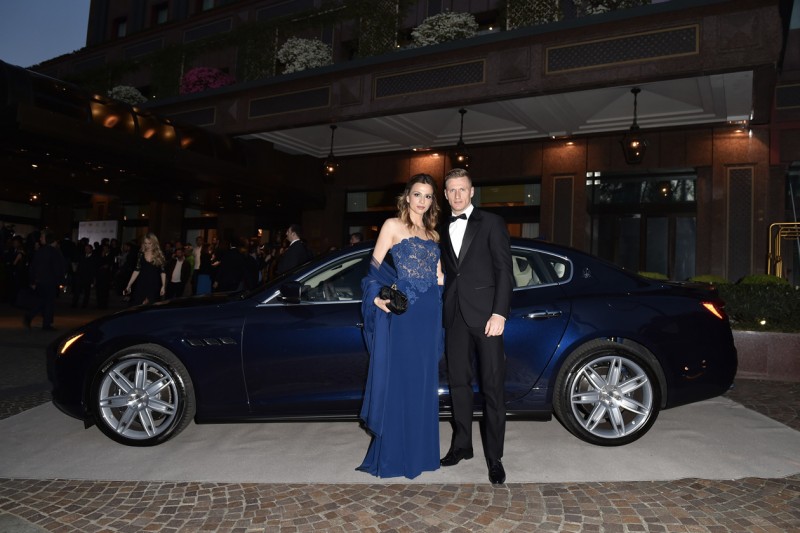 Maserati al Gran Galà Milano Charity Valentina Del Vecchio, Ignazio Abate