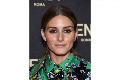 Olivia Palermo trucco: brown and purple