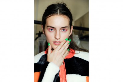 Reverse french manicure: Fyodor Golan