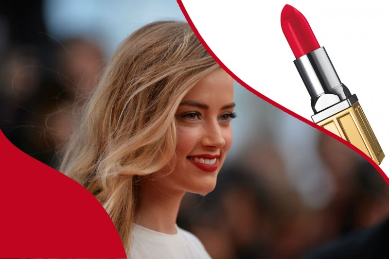 Rossetti rossi da red carpet: Beautiful Color Moisturizing Lipstick Red Door Red di Elizabeth Arden – Amber Heard