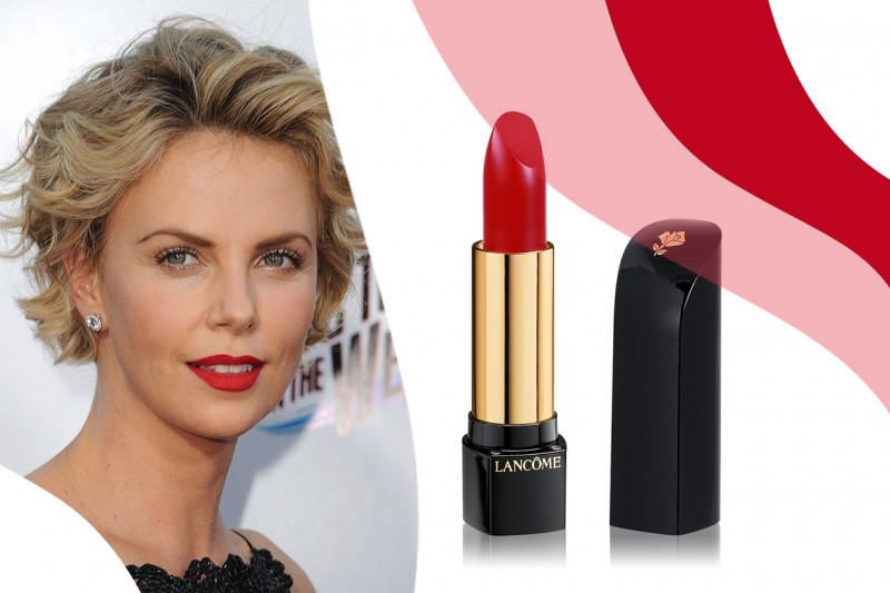 Rossetti rossi da red carpet: L’Absolu Rouge in 134 Idole di Lancôme – Charlize Theron