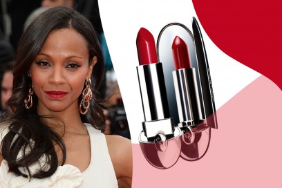 Rossetti rossi da red carpet: Rouge G di Guerlain in 27 Gilda – Zoe Saldana