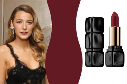 Rossetto rosso per bionde: rossetto rosso marsala