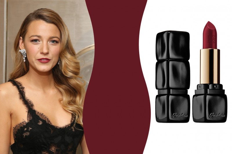 Rossetto rosso per bionde: rossetto rosso marsala