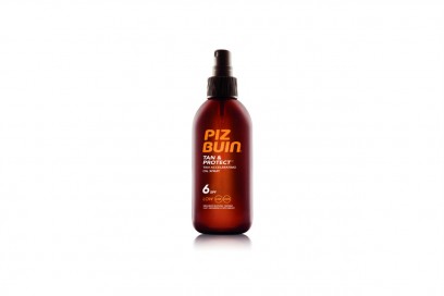 SOLARI 2015: Olio Spray Tan & Protect SPF 6 di Piz Buin