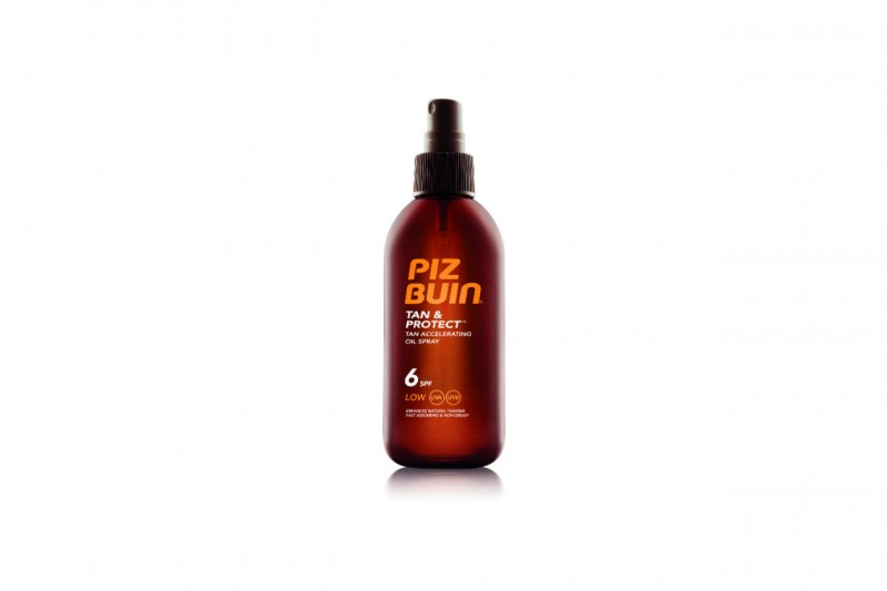 SOLARI 2015: Olio Spray Tan & Protect SPF 6 di Piz Buin