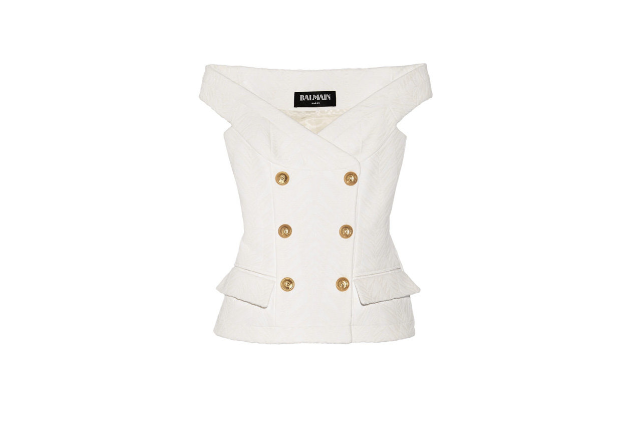 TOP SPALLE SCOPERTE: BALMAIN