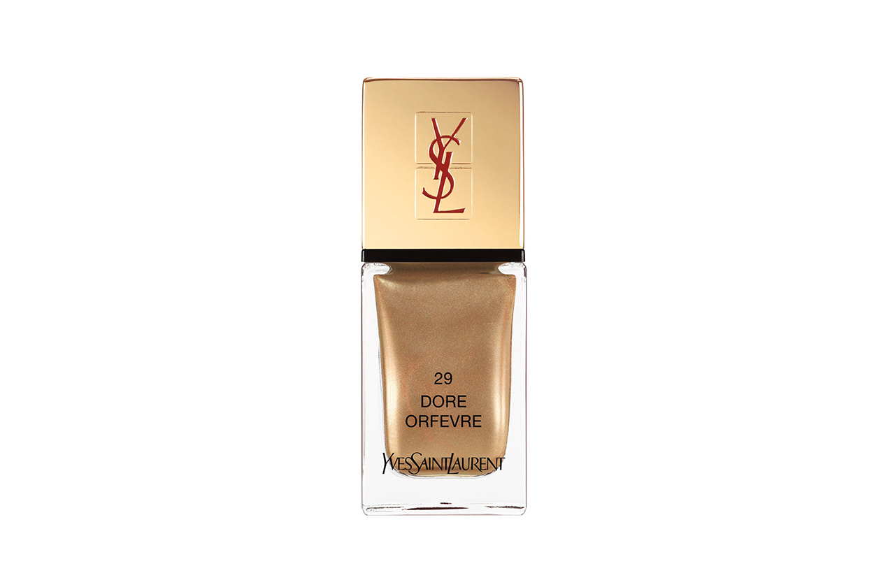 Tendenze smalti piedi per l’Estate 2015: La Laque Couture n.29 in Doré Orfèvre di Yves Saint Laurent