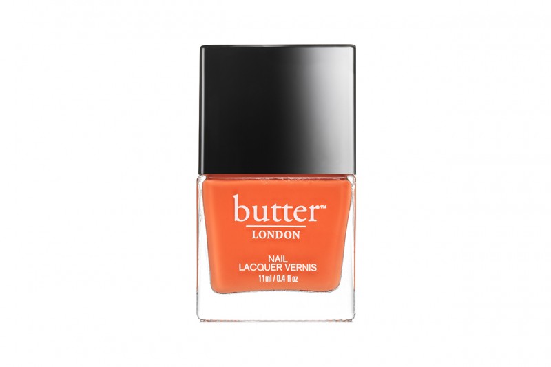 Unghie fluo: arancio con Butter London Tiddly