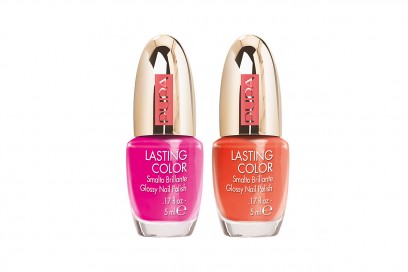 Unghie fluo: fucsia e arancio con Pupa Milano Coral Island